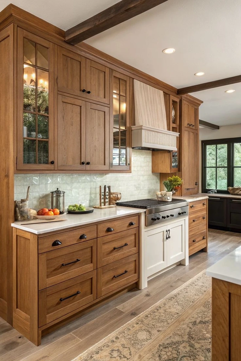 Nâng tầm không gian với tủ bếp gỗ tự nhiên cao cấp