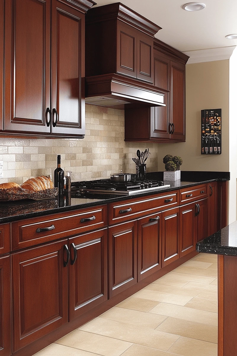 Xu hướng mới của tủ bếp gỗ xoan đào hiện đại