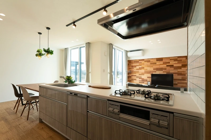 Giải pháp tối ưu không gian với tủ bếp hiện đại chữ I