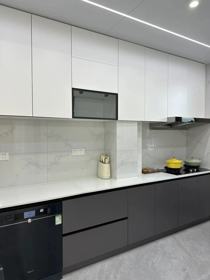 An tâm sử dụng với tủ bếp melamine chống trầy