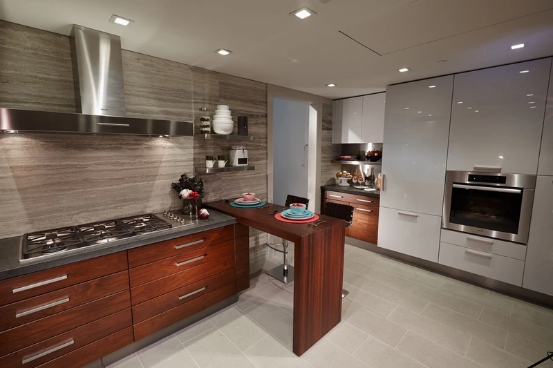 Giải pháp gọn gàng với tủ bếp nhà phố chữ I