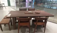 Khám phá bộ sưu tập ảnh mẫu bàn ăn gỗ óc chó đẹp hiện đại