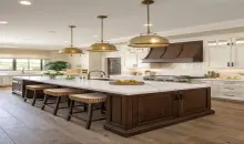 Trang trí đảo bếp sang trọng nâng tầm không gian bếp