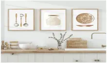 Ảnh mẫu tranh treo phòng ăn giúp không gian thêm ấm cúng