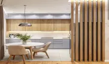 Vách ngăn phòng bếp - Giải pháp tối ưu không gian sống