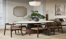 20+ mẫu bàn ăn mặt đá Ceramic chống trầy hiện đại nhất