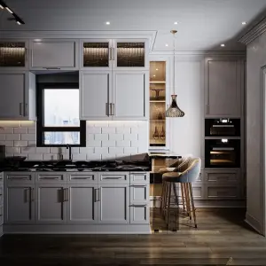 Mẫu tủ bếp tân cổ điển đẹp sang trọng dẫn đầu xu hướng