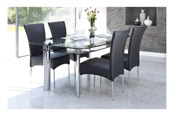 Ảnh mẫu bàn ăn mặt kính sang trọng dẫn đầu xu hướng