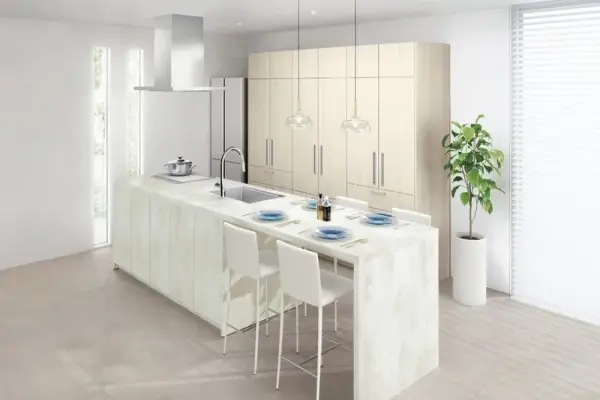 Những mẫu đảo bếp kết hợp bàn ăn đẹp cho căn bếp hiện đại