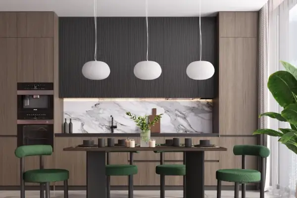 Khám phá ảnh mẫu đèn thả bàn ăn tạo điểm nhấn cho phòng ăn