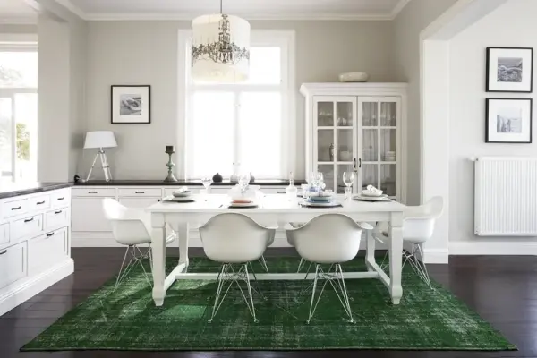 Ảnh mẫu thảm trải sàn phòng ăn đẹp cho không gian hiện đại