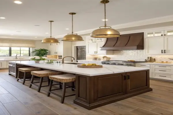 Trang trí đảo bếp sang trọng nâng tầm không gian bếp