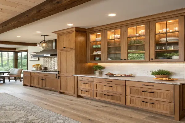 Mẫu tủ bếp gỗ công nghiệp bền đẹp phù hợp mọi không gian