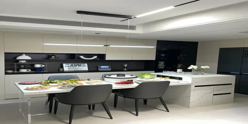 30+ Mẫu bàn đảo bếp mặt đá sang trọng nâng tầm không gian