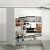 25+ mẫu kệ góc liên hoàn đẹp hóa giải góc chết tủ bếp