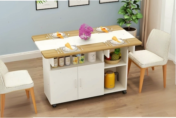 Bàn ăn có ngăn kéo thông minh tối ưu hóa khả năng lưu trữ