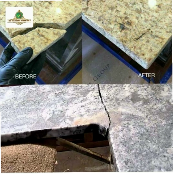 Bàn ăn mặt đá sang trọng và hiện đại