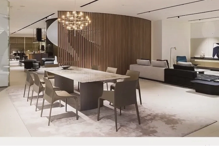 Bàn ăn mặt đá tự nhiên cao cấp LINHA sang trọng và bền bỉ