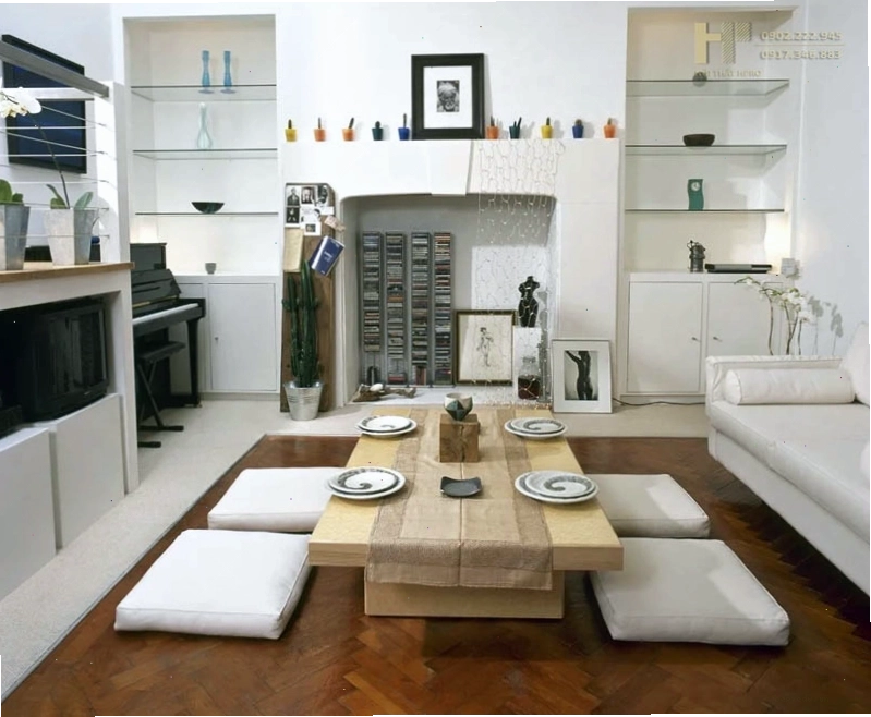 Bàn ăn ngồi bệt chân thấp gấp gọn