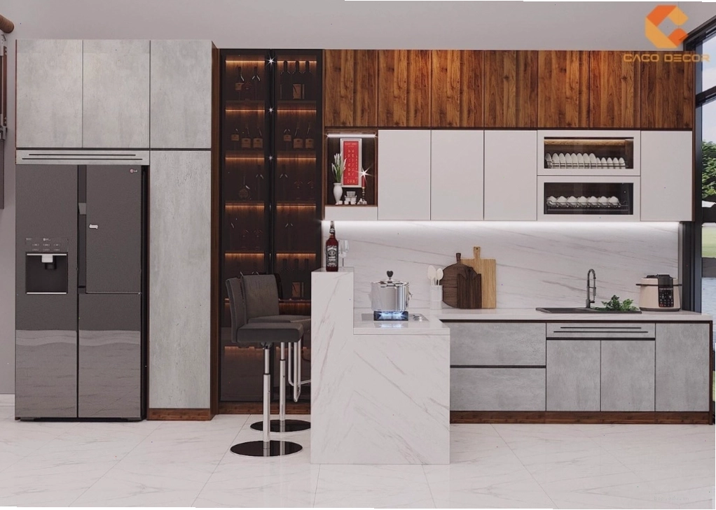 Bảng so sánh các loại vật liệu làm tủ bếp phổ biến