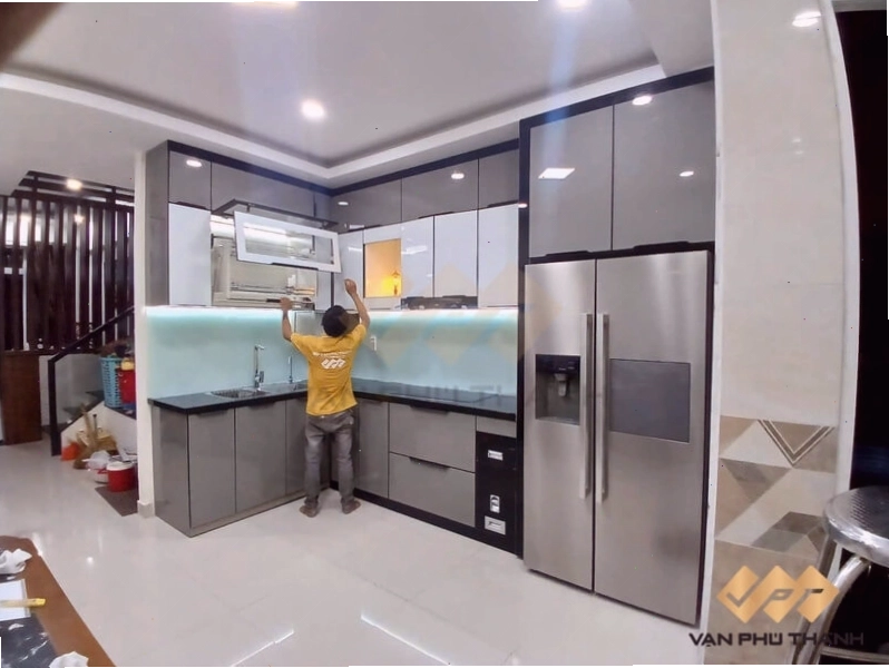 Báo giá mẫu tủ bếp nhôm kính đẹp với nhiều ưu đãi