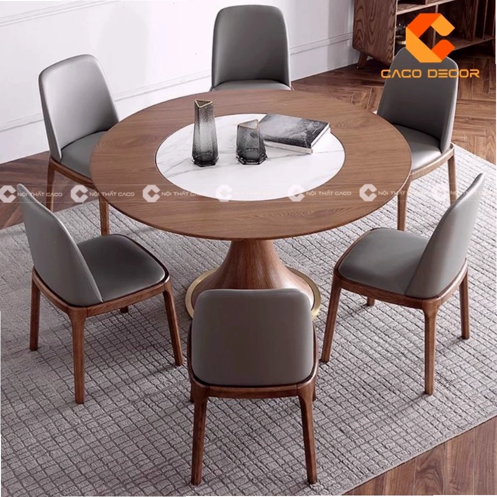 Bộ bàn ăn 4 ghế hiện đại cho phòng bếp chung cư
