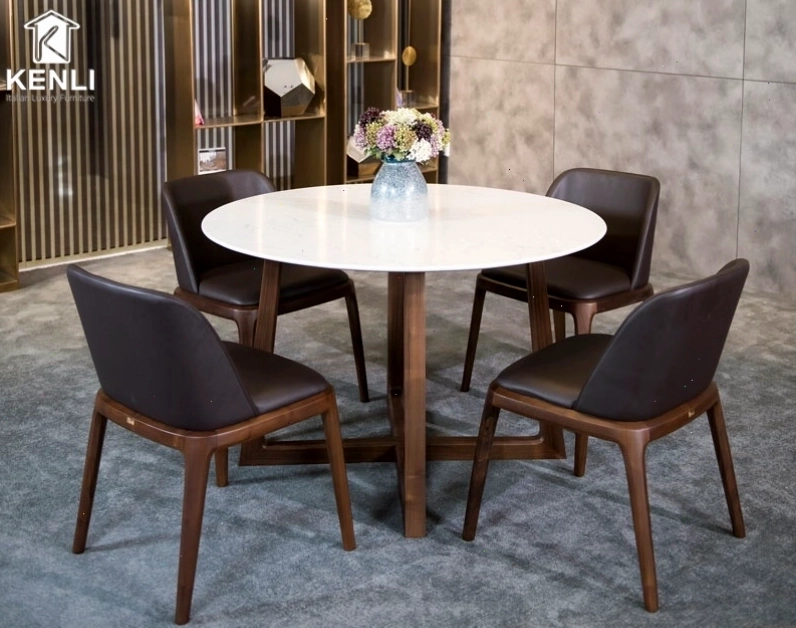 Bộ bàn ăn Luna 4 ghế đẹp và hiện đại