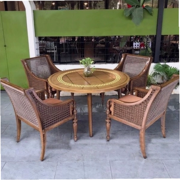 Bộ sofa sân vườn phong cách hiện đại