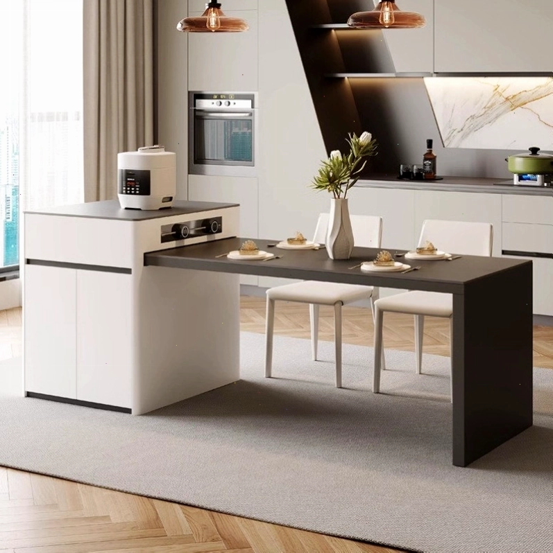 Cận cảnh chi tiết mặt bàn đảo bếp thông minh Pula BD15