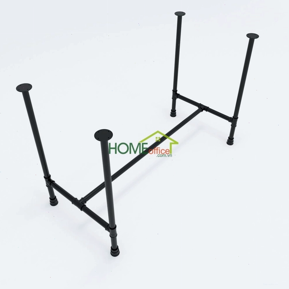 Chân bàn làm việc kiểu ống nước pipe