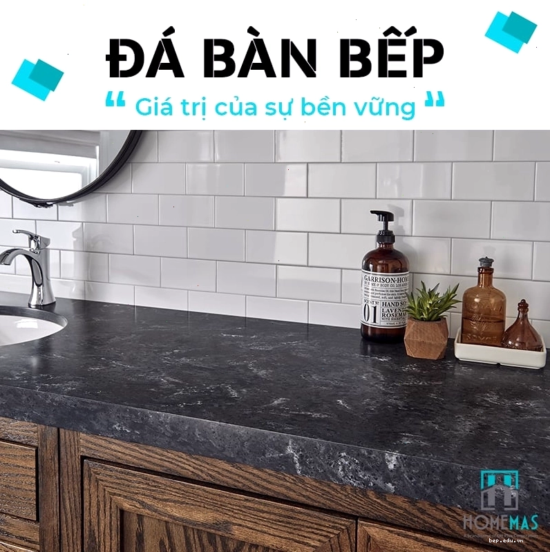 Đá bàn bếp nhân tạo - vật liệu phổ biến nhất cho căn bếp hiện đại