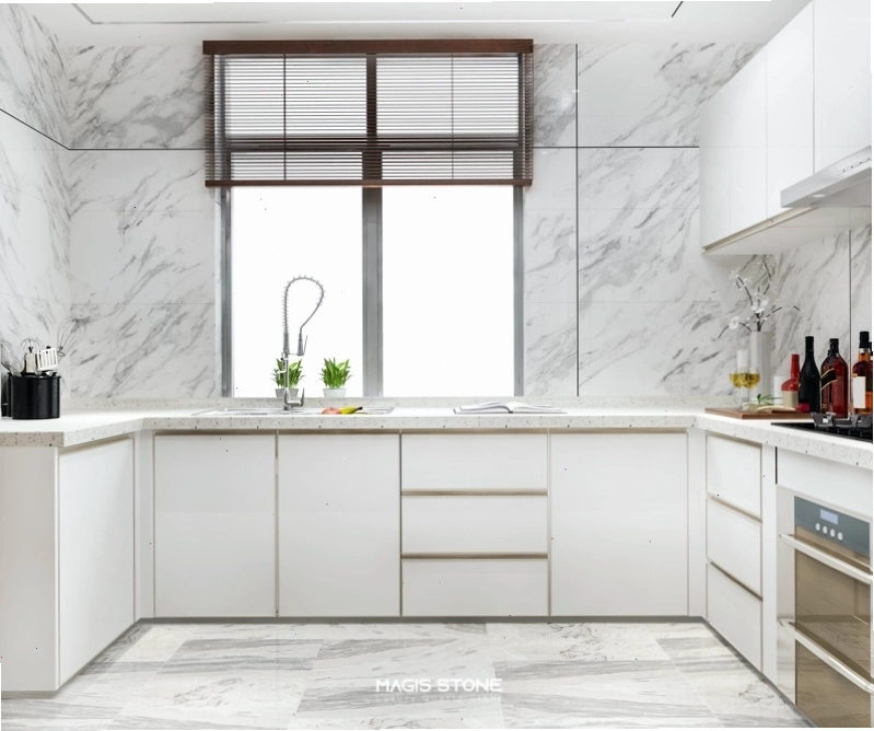 Đá Granite tự nhiên ốp tường bếp