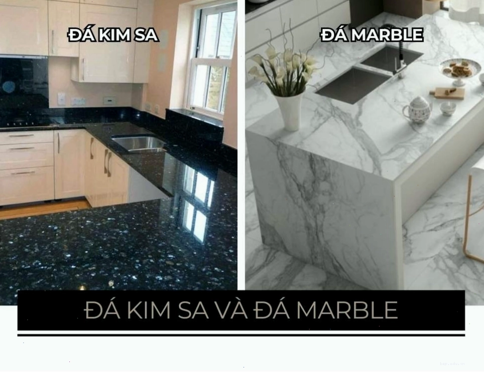 Đá kim sa và đá marble