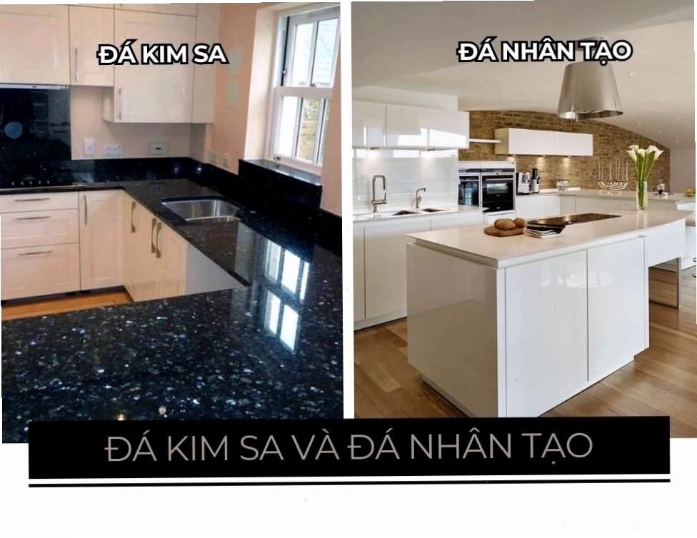 Đá kim sa và đá nhân tạo