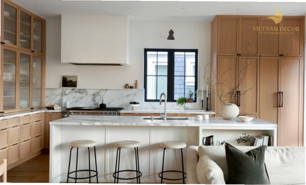 Đèn LED âm tủ bếp tạo hiệu ứng ánh sáng lung linh
