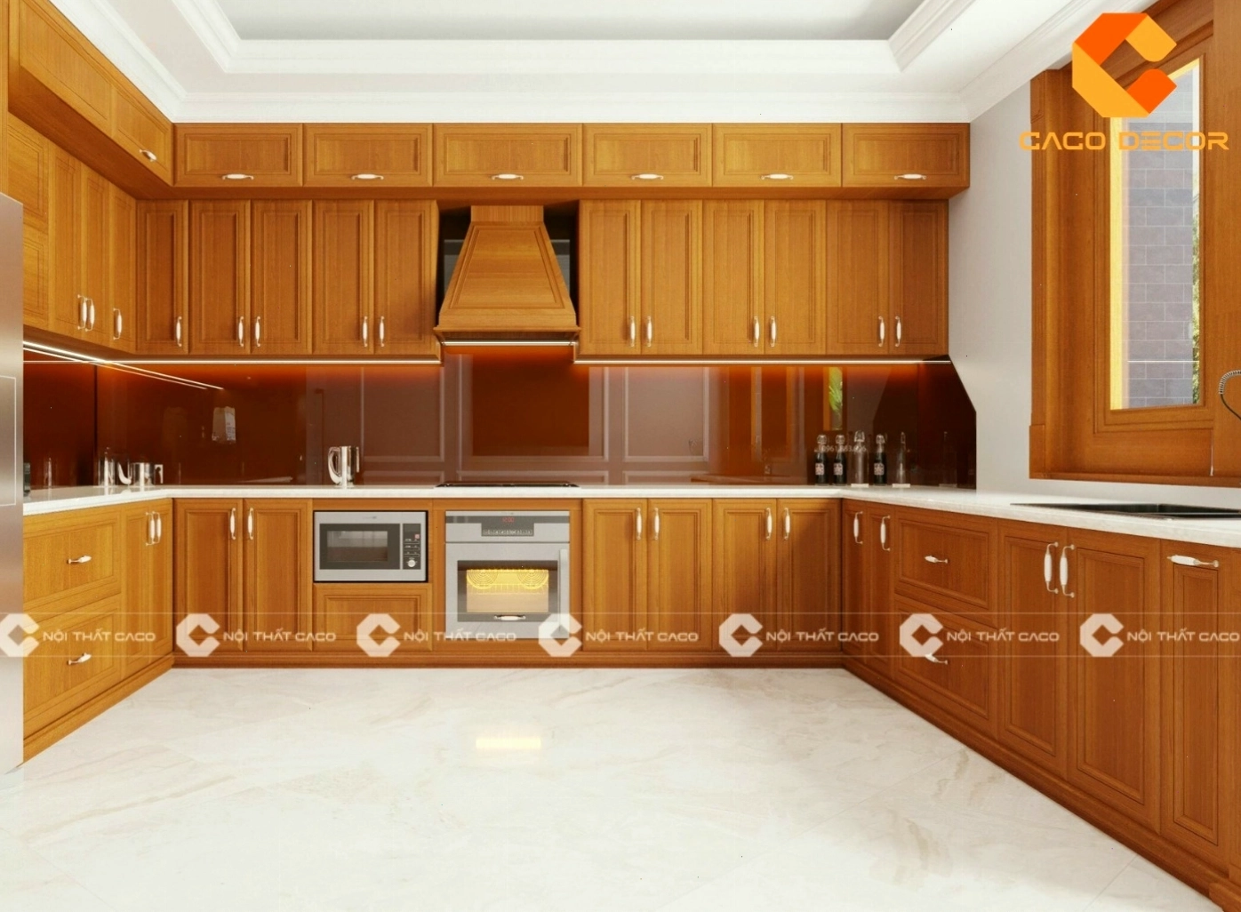 Lựa chọn tủ bếp gỗ tự nhiên phù hợp với ngân sách