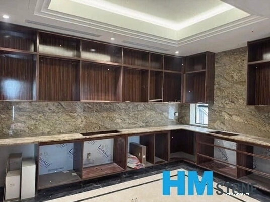 Mặt đá tủ bếp Granite với khả năng chống ố hiệu quả