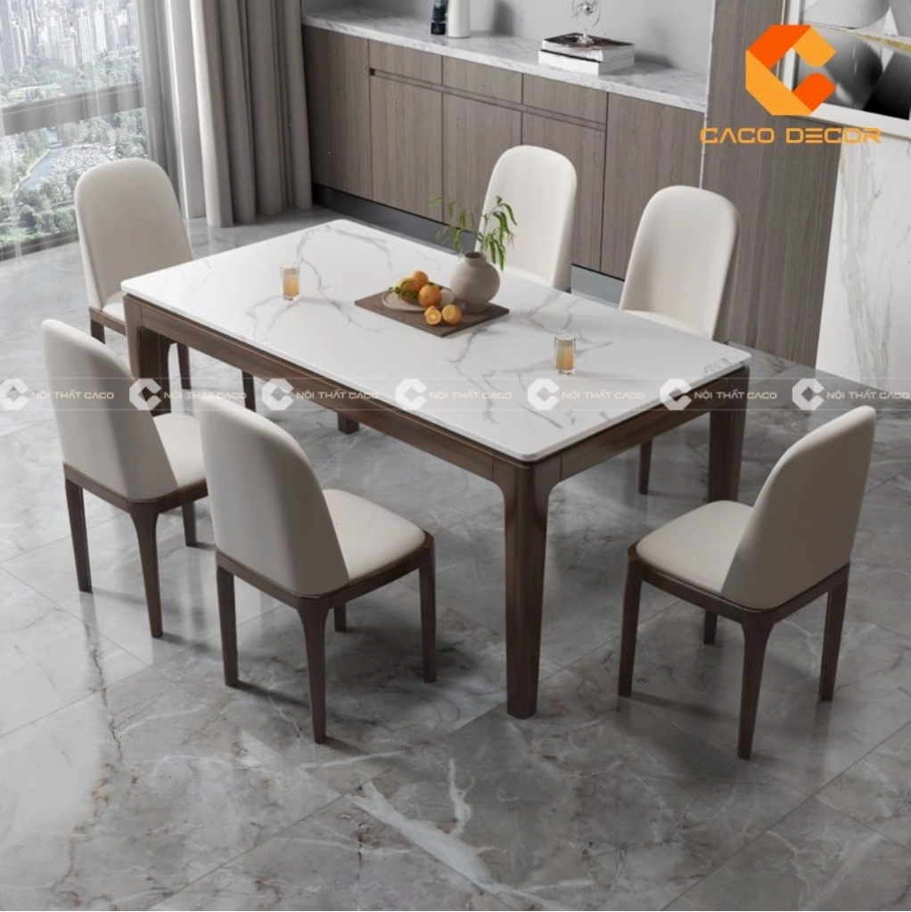 Mẫu bàn ăn chung cư nhỏ đẹp với thiết kế thông minh