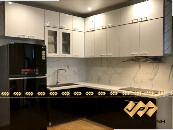 Mẫu kệ bếp đa năng kết hợp tủ bếp Acrylic giá tốt