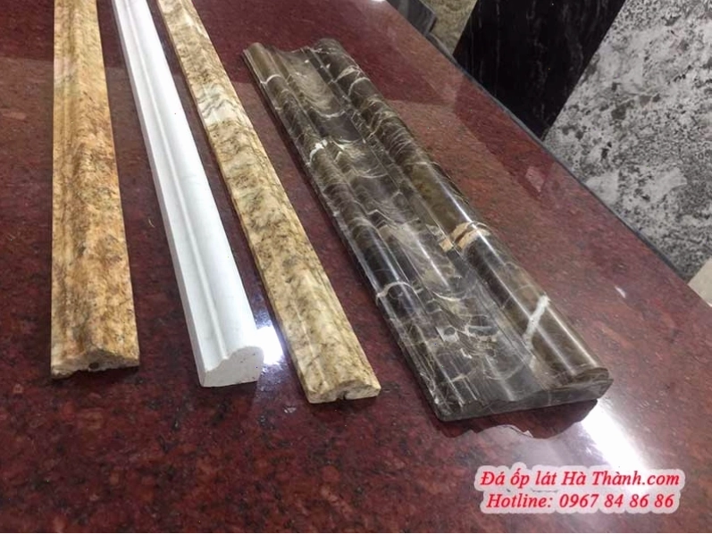 Mẫu phào chỉ đá đa dạng cho không gian bếp