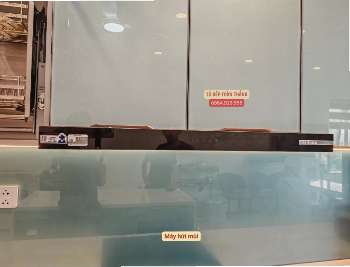 Máy hút mùi lắp âm tủ bếp inox