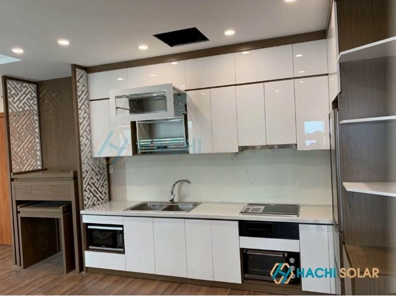 Phụ kiện tủ bếp kéo thông minh giá bát nâng hạ tiện lợi