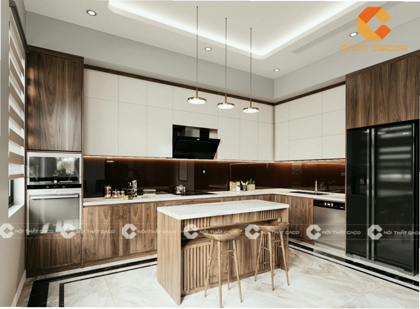 Quy trình đặt đóng tủ bếp gỗ tự nhiên chuyên nghiệp