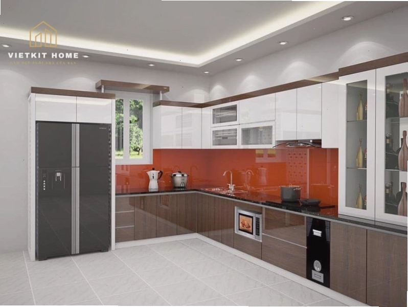 Quy trình sản xuất tủ bếp tại xưởng với máy móc hiện đại