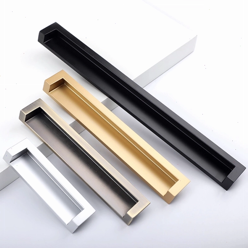 Tay nắm âm tủ bếp Euroware 7530 tạo bề mặt liền mạch