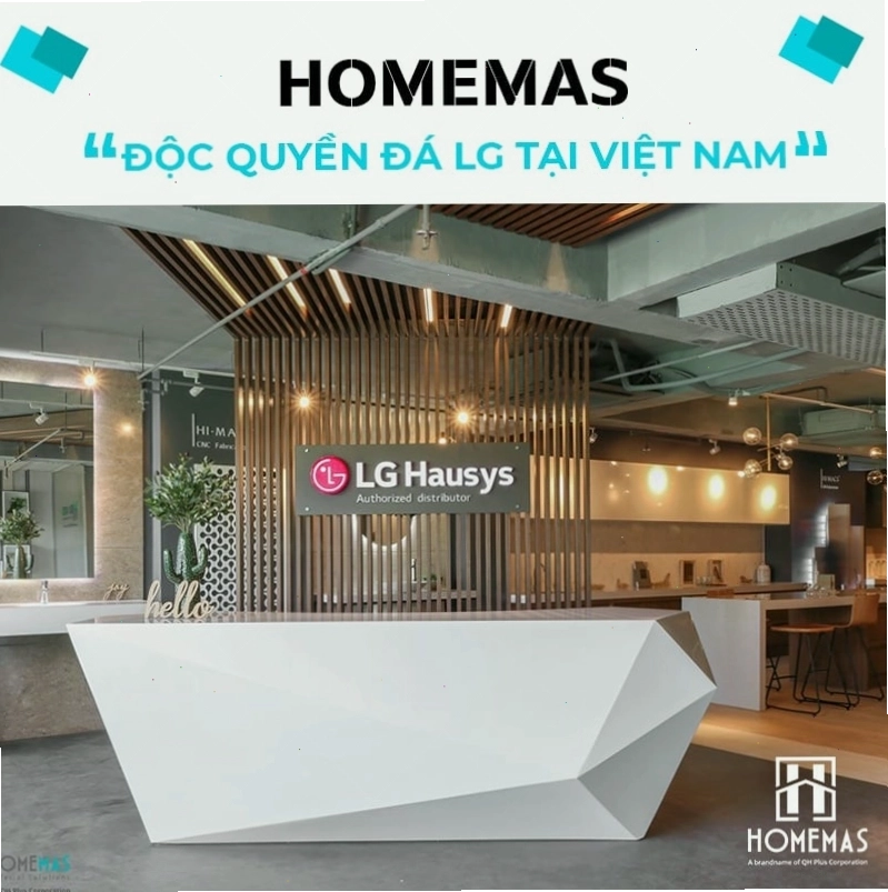 Thi công đá bàn bếp tại Homemas