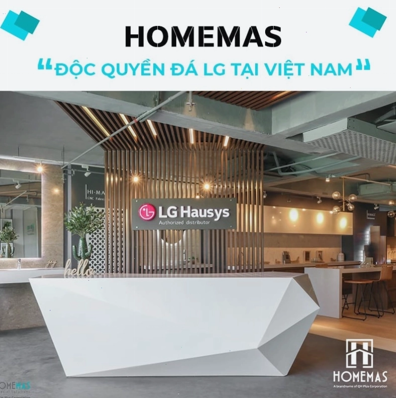 Thi công đá bàn bếp tại Homemas