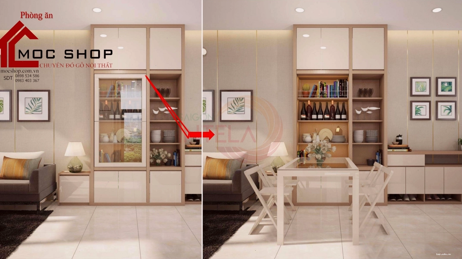 Thiết kế thông minh cho căn bếp nhỏ TPHCM