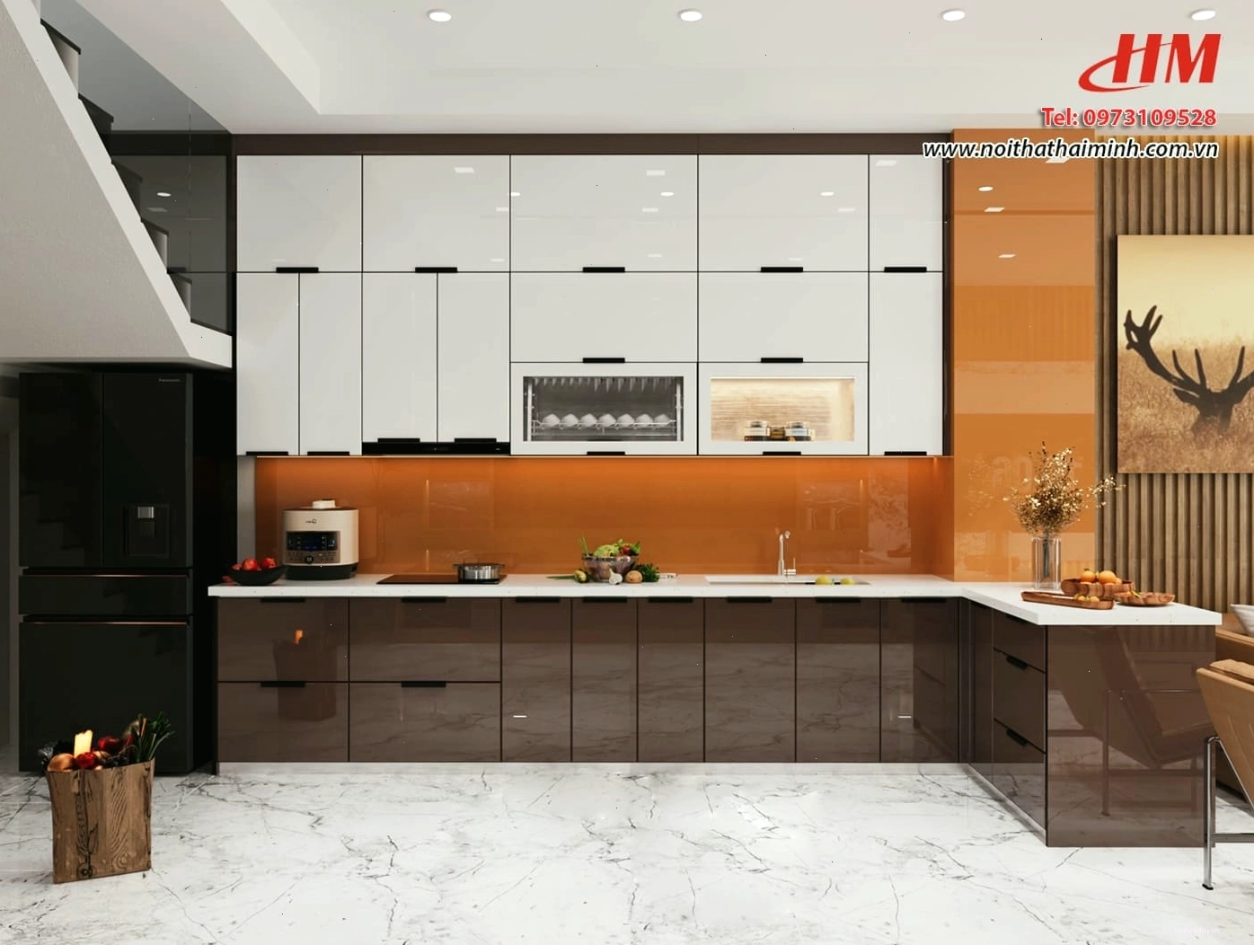 Tủ bếp nhựa cao cấp Luxury 2026
