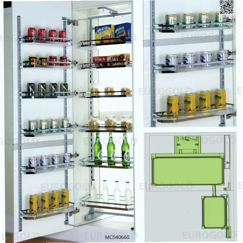 Tủ kho 6 tầng Eurogold MP040645 cánh mở